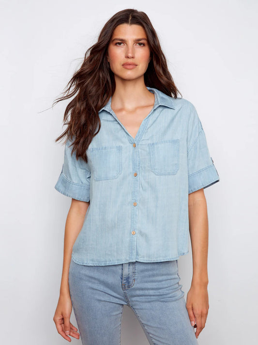 Short Sleeve Button Up
