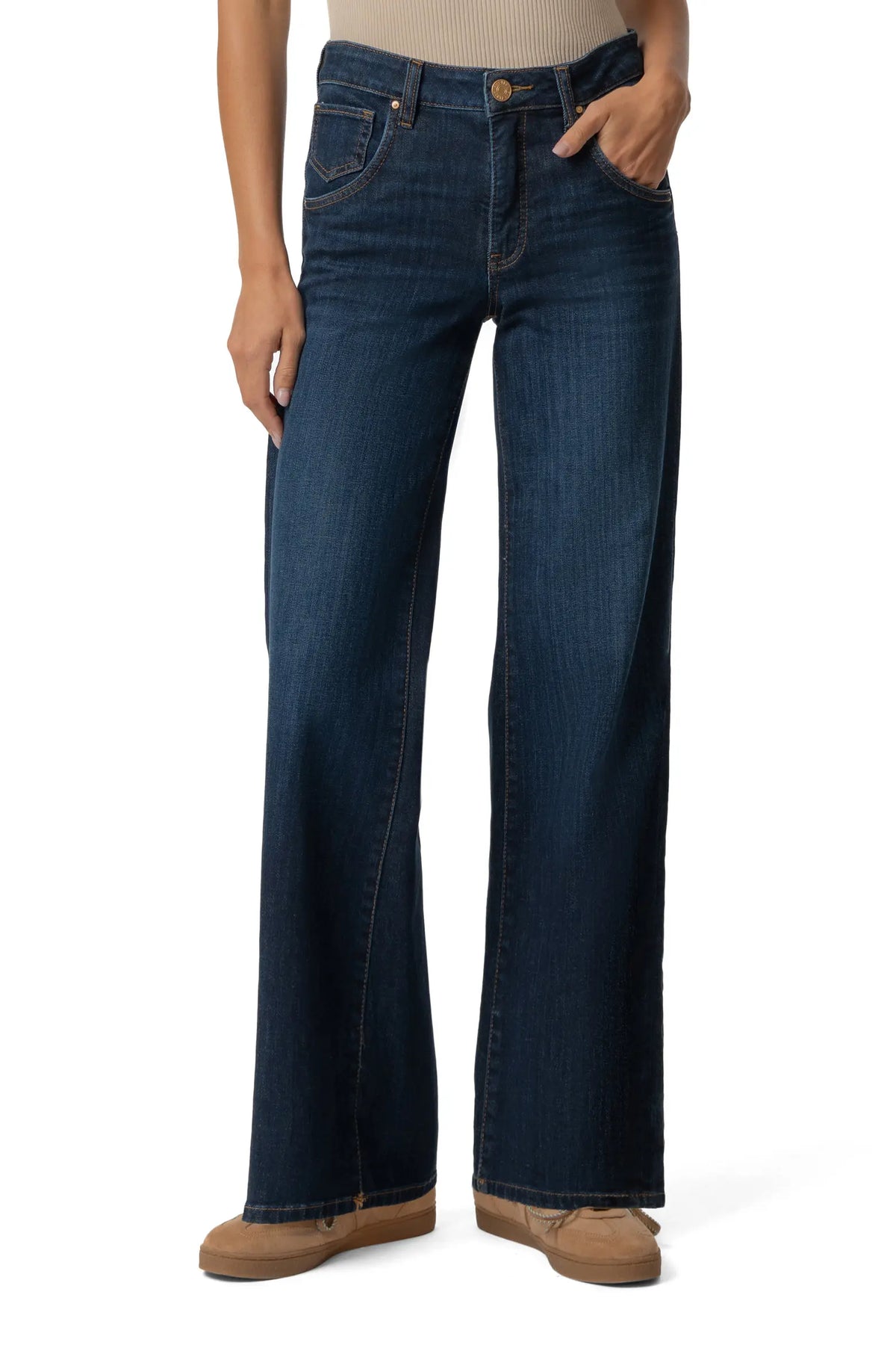 Maya High Rise Fab Wide Leg