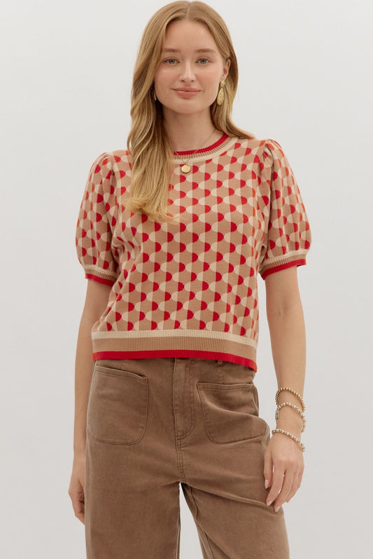 Cozy and Chic Knitted Blouse