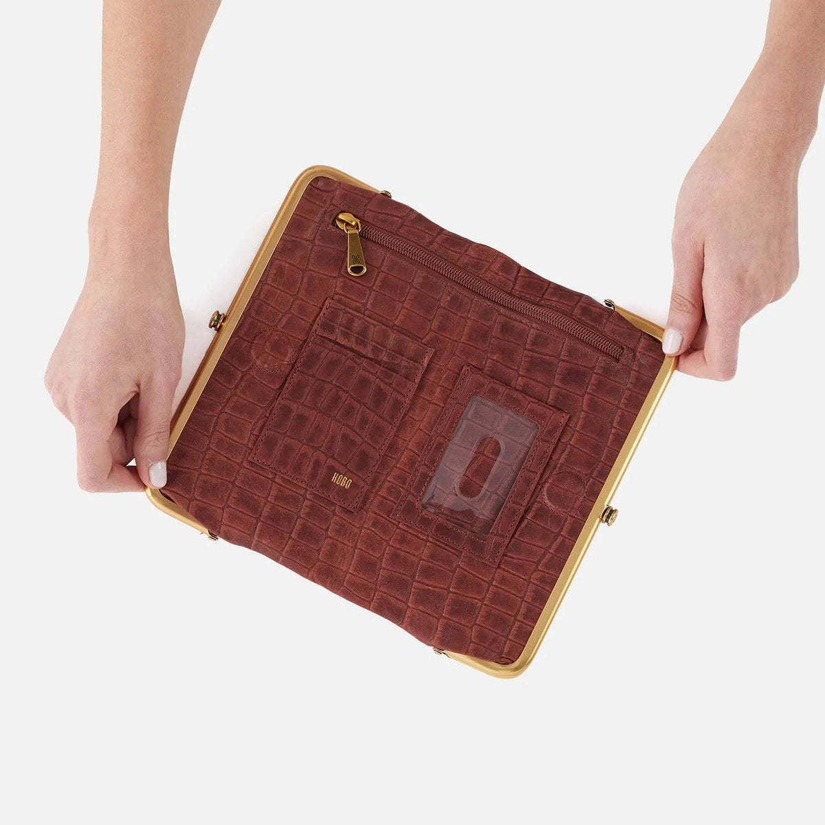 Lauren Wallet in Brandy