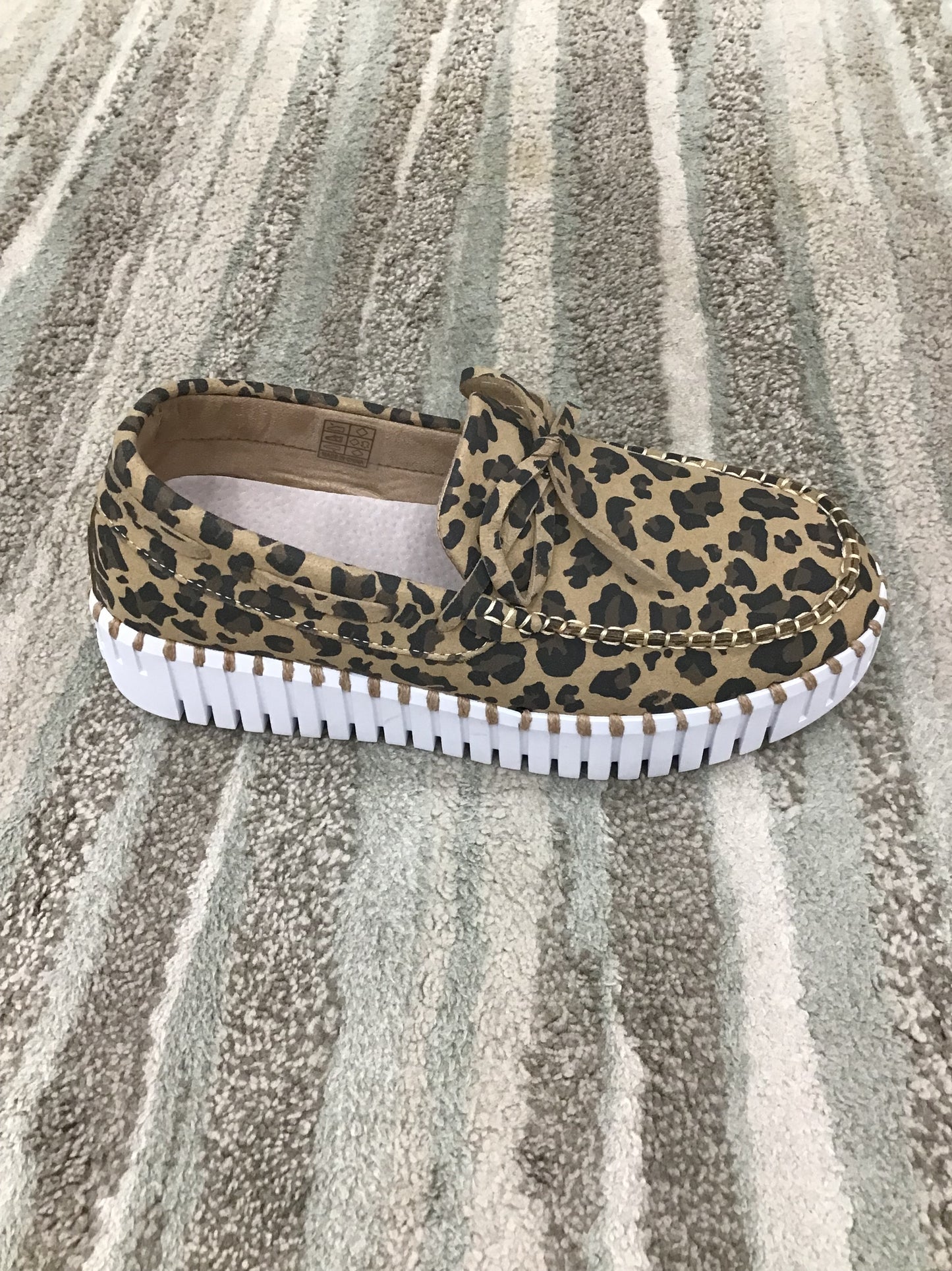 Latte w/ White Sole Sneaker