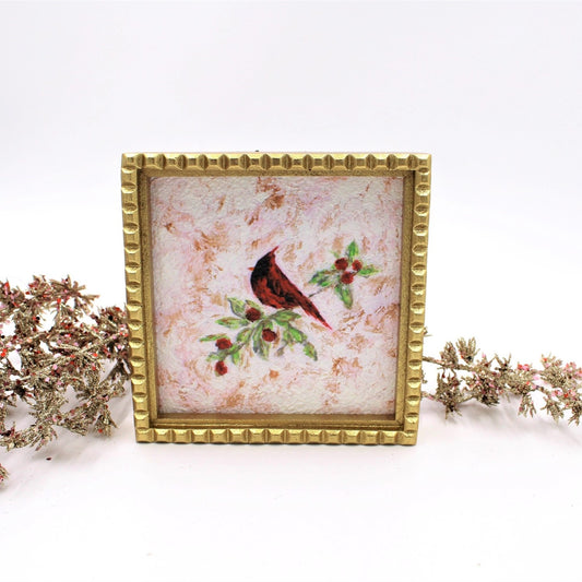 Framed Cardinal Picture