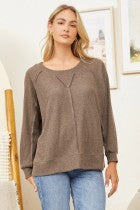 Andree Mocha Sweater