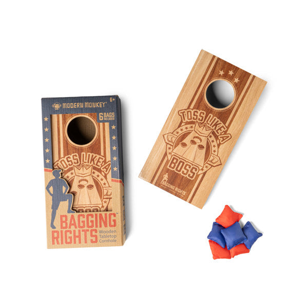 Bagging Rights Wooden Tabletop Cornhole