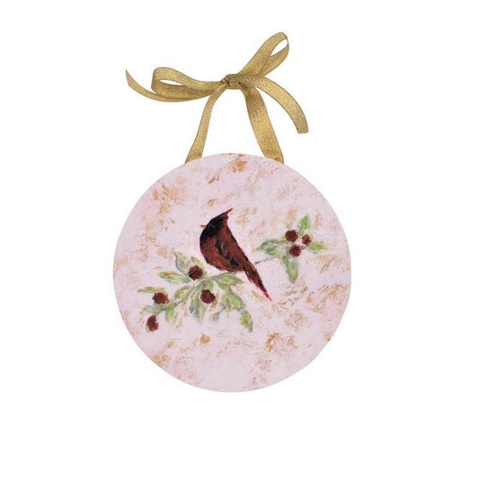 Cardinal on Branch Ornament