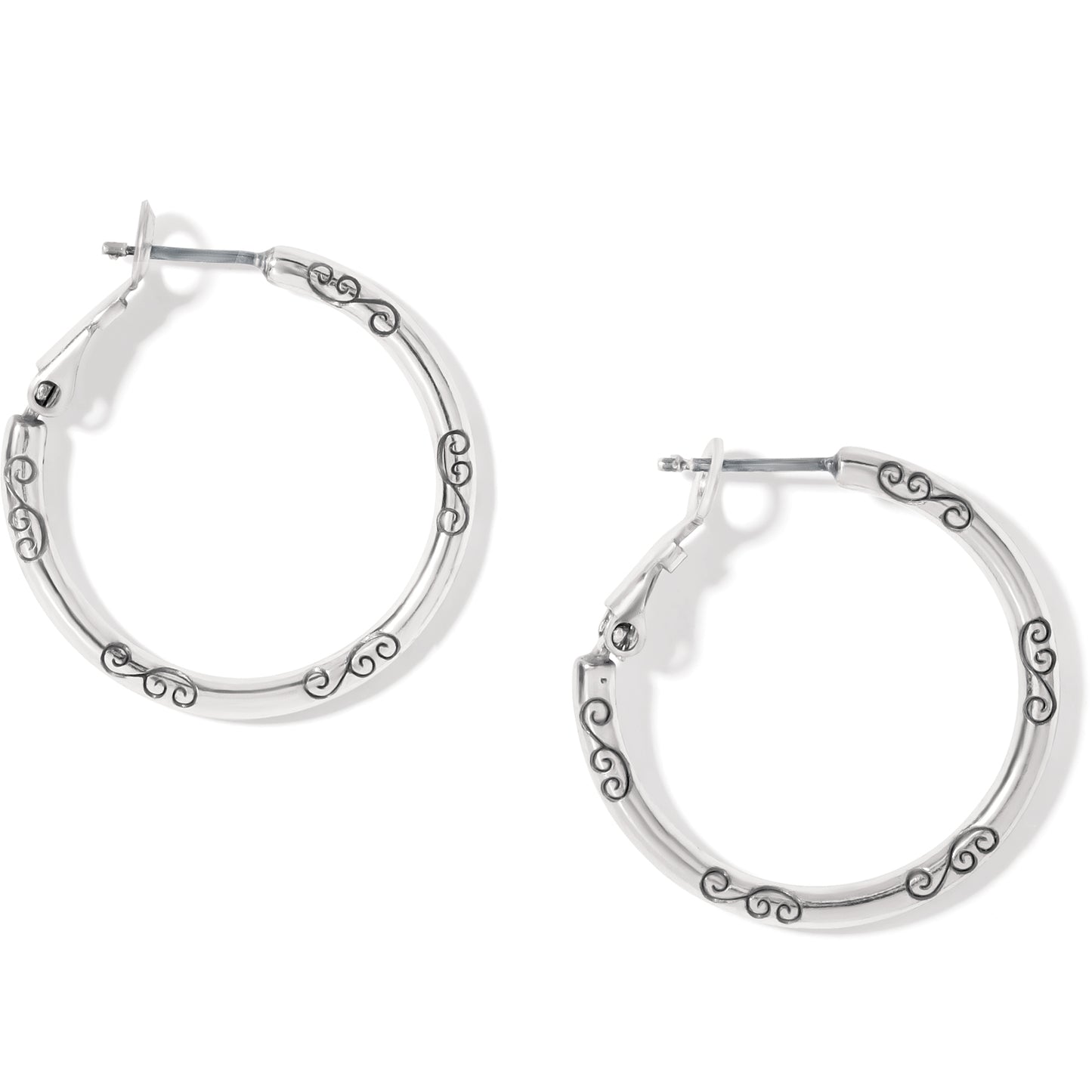Small Hoop Charm Earings