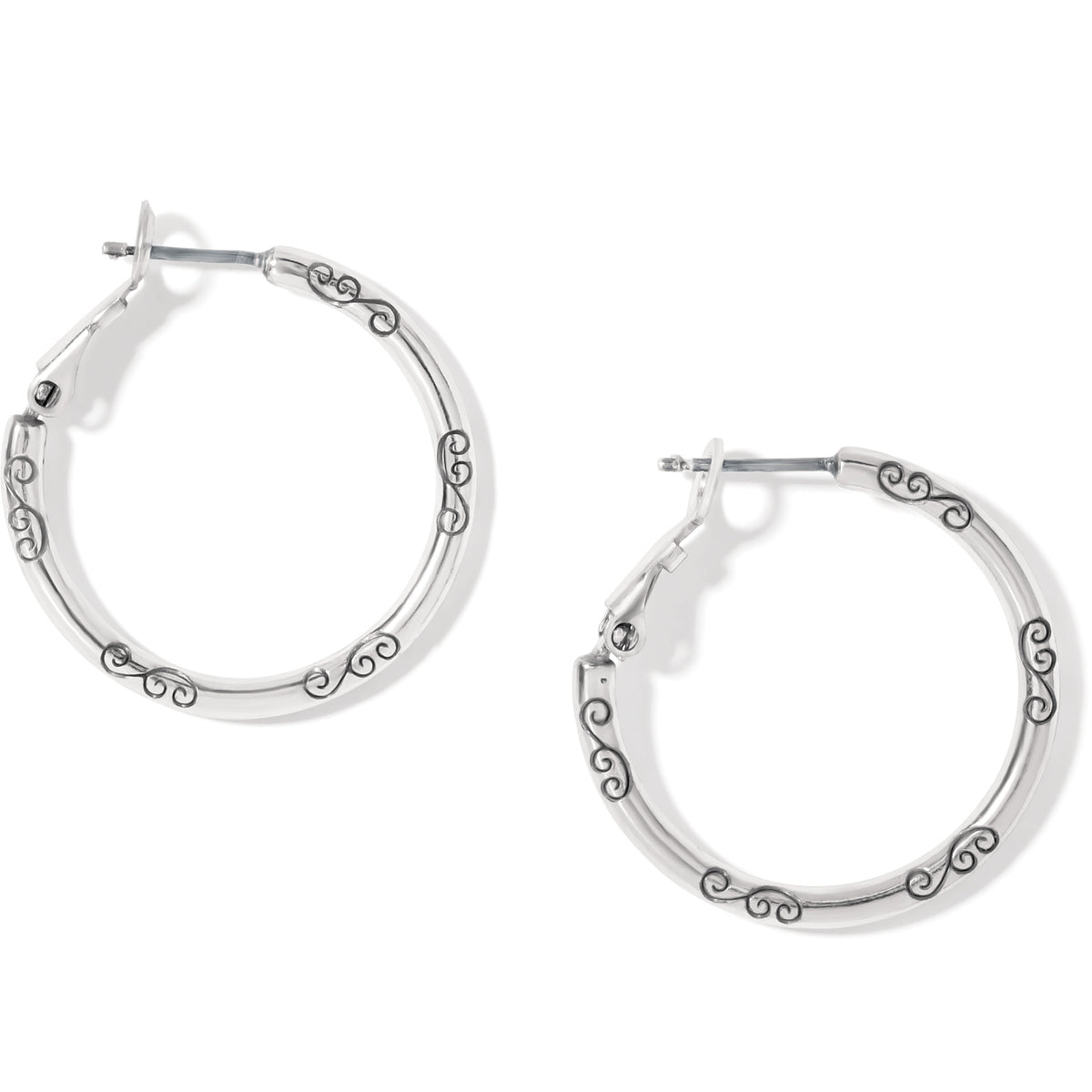 Small Hoop Charm Earings