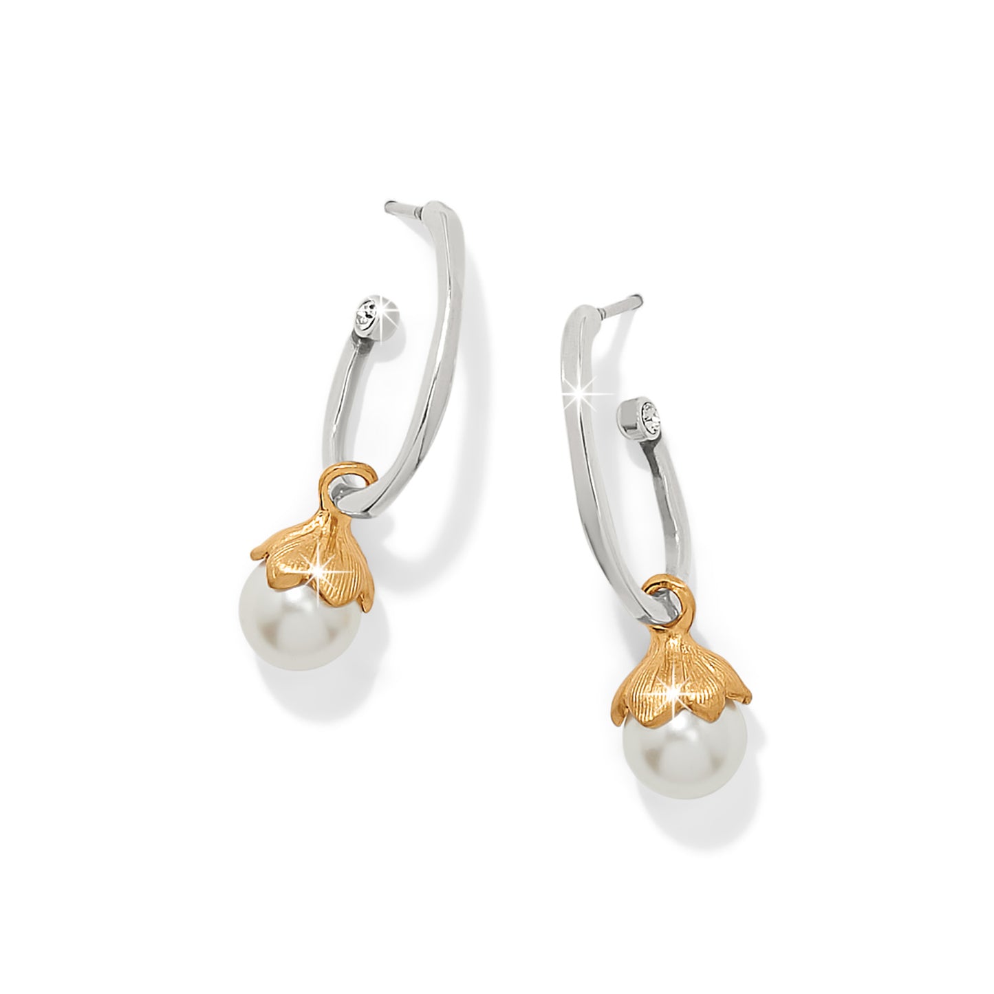 Everbloom Pearl Hoop Earrings