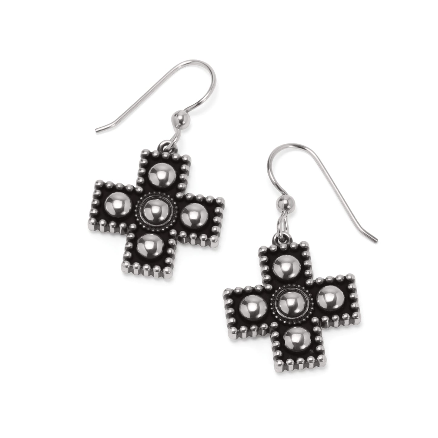 Pretty Tough Small Cross Earrings