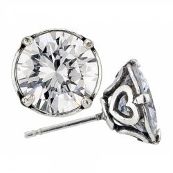 Brilliance 9MM Post Earrings