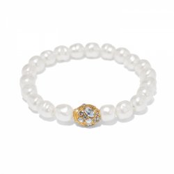 Trust Your Journey Pearl Bracelet