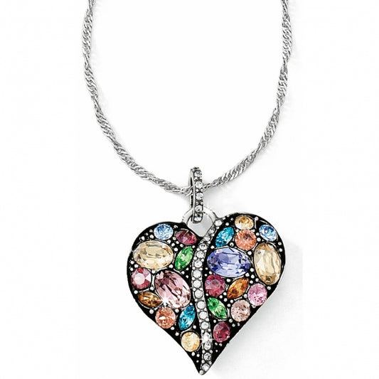 Trust Your Journey Heart Necklace