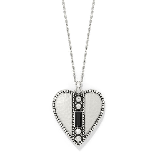 Pretty Tough Gem Heart Necklace