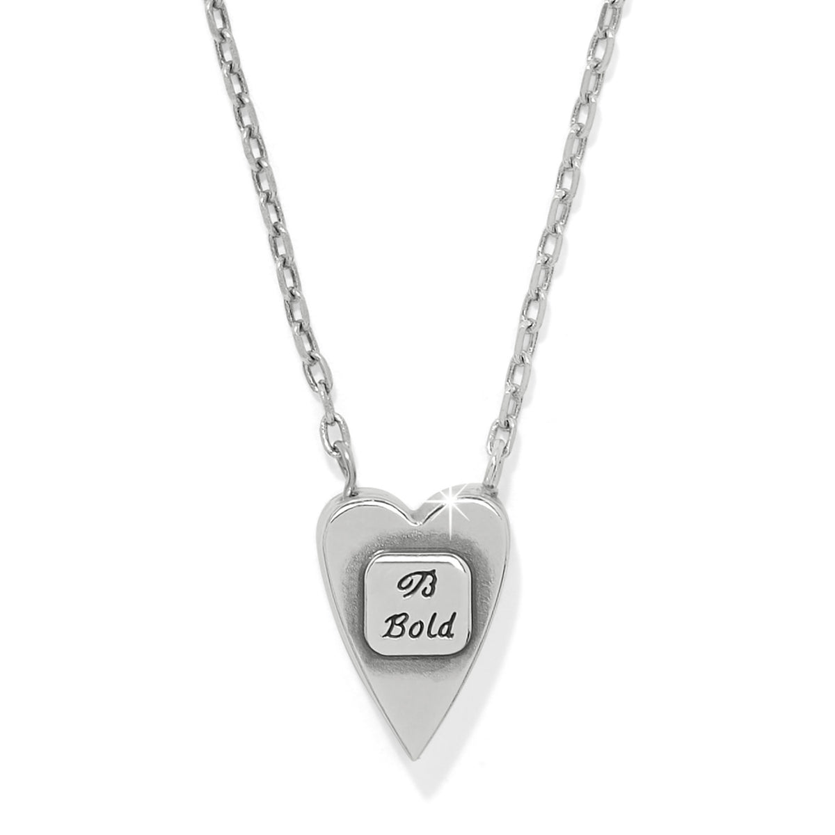Love Messages B Bold Reversible Necklace