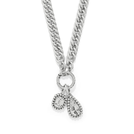 Twinkle Luxe Charm Link Necklace