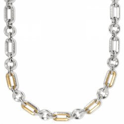 Medici Link Two Tone Necklace