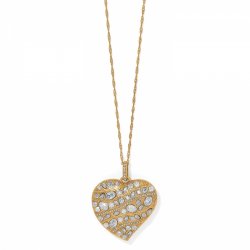 Trust Your Journey Convertible Reversible Large Heart Necklace