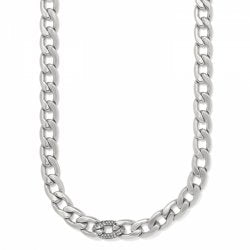 Cleo Pave Link Necklace