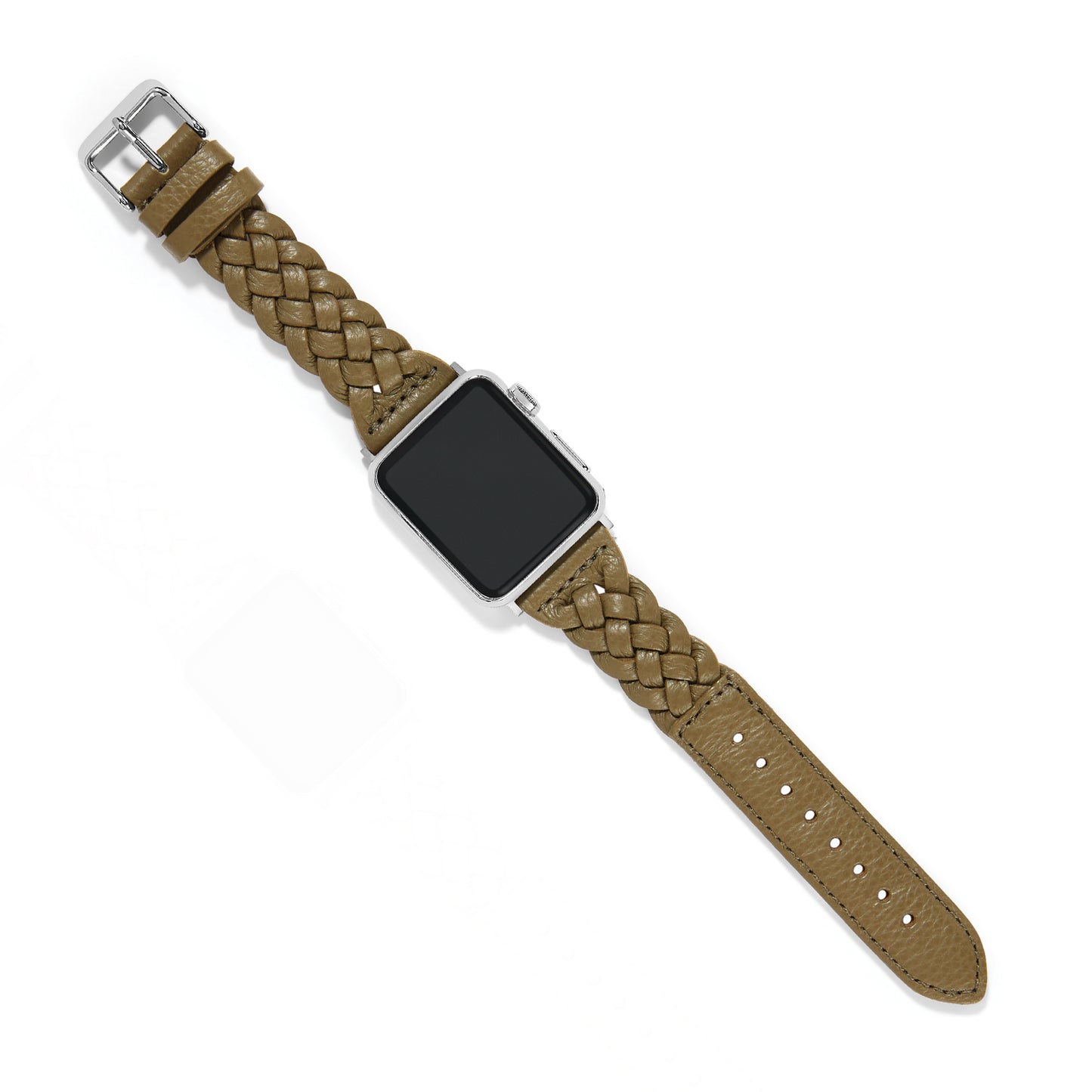 Sutton Braided Leather Watch Band