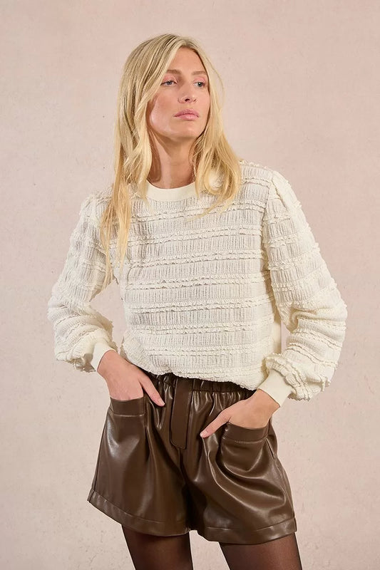 Ruffled Waffle Top