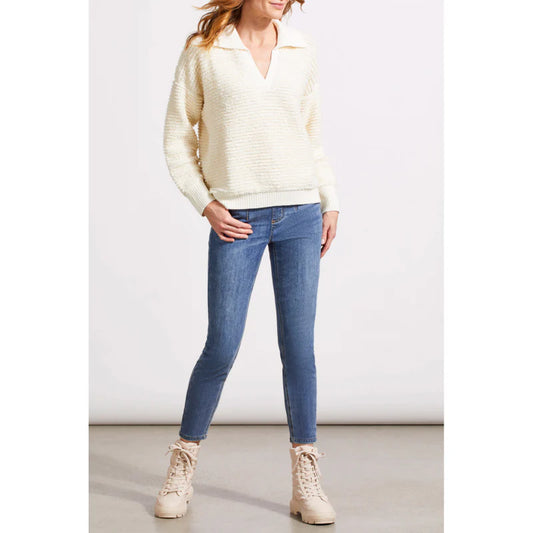 Oversized Polo Sweater