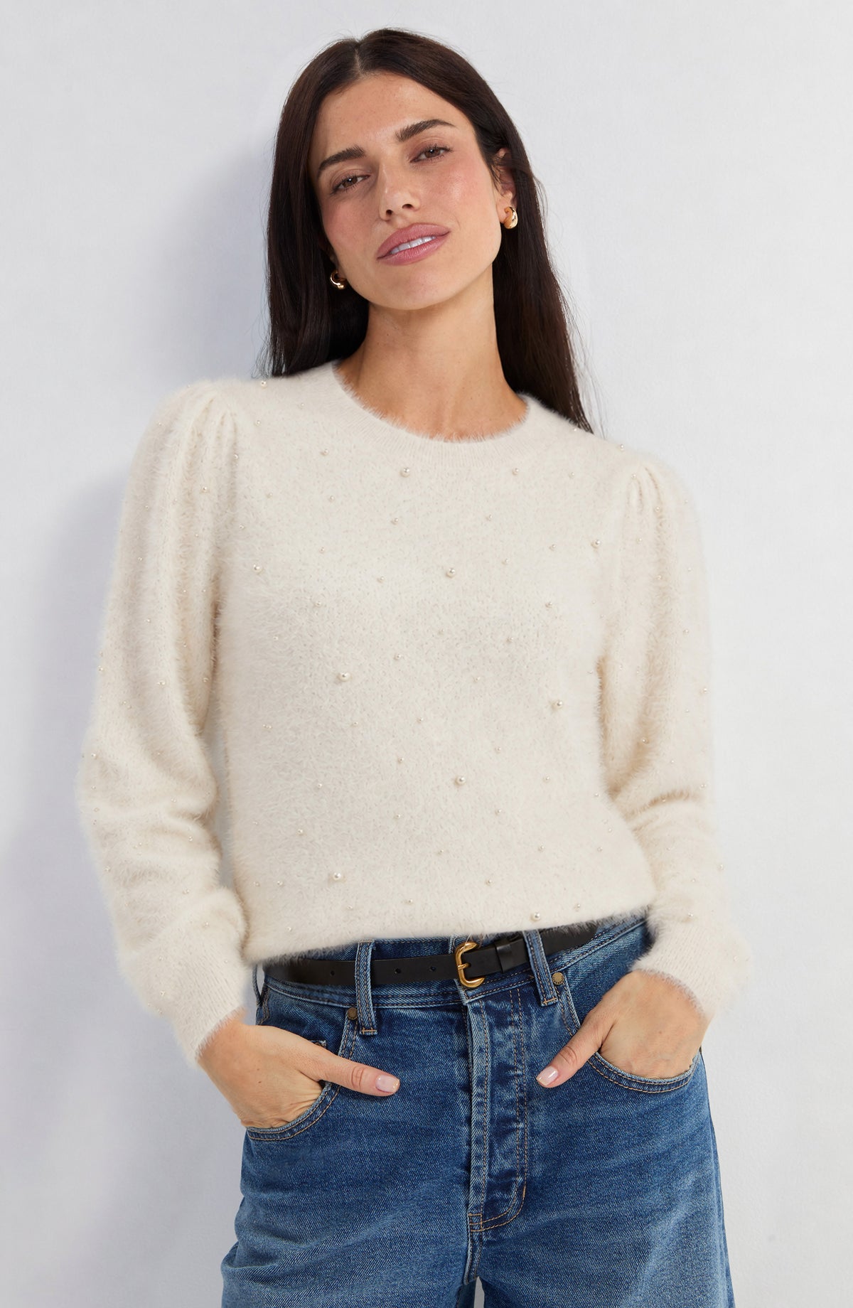 Puff Crew Neck Sweater